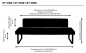 XY 218D Sitzbank 180 cm xysto STEIFENSAND