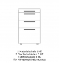 STANDCONTAINER Teilung 1/3/3/6 FM